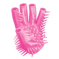 Розова ръкавица за мастурбиране