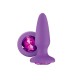 Анален разширител Glams Silicone Rainbow Gem Butt Plug Purple | цена 62.89 лв.