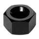 Черен гумен пръстен за пенис и тестиси във формата на гайка | цена 25.44 лв.