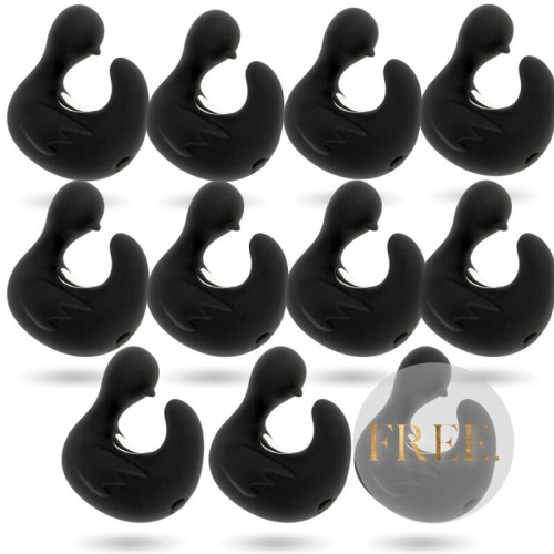 Вибратор BLACK&SILVER DUCKYMANIA VIBRATOR BLACK 10+1 FREE | BLACK&SILVER Вибратор BLACK&SILVER DUCKYMANIA VIBRATOR BLACK 10+1 FREE