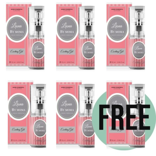 Вибратор LIONA BY MOMA VIBRADOR LIQUIDO EXCITING GEL15 ML 5+1 FREE