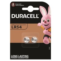 DURACELL ALKALINE BUTTON BATTERY LR54 LR1130 AG10 1,5V 2