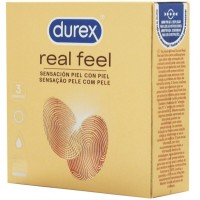 DUREX REAL FEEL CONDOMS 3 UDS