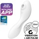 Вибратор SATISFYER CURVY TRINITY 5 AIR PULSE STIMULATOR & VIBRATOR APP - WHITE