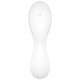 Вибратор SATISFYER CURVY TRINITY 5 AIR PULSE STIMULATOR & VIBRATOR APP - WHITE