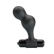 Анален разширител MR PLAY - BLACK SILICONE VIBRATOR ANAL PLUG