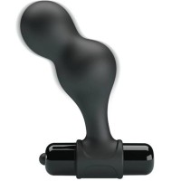 Анален разширител MR PLAY - BLACK SILICONE VIBRATOR ANAL