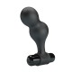 Анален разширител MR PLAY - BLACK SILICONE VIBRATOR ANAL PLUG