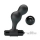 Анален разширител MR PLAY - BLACK SILICONE VIBRATOR ANAL PLUG