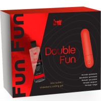 INTT - DOUBLE FUN KIT WITH VIBRATING BULLET AND STRAWBER