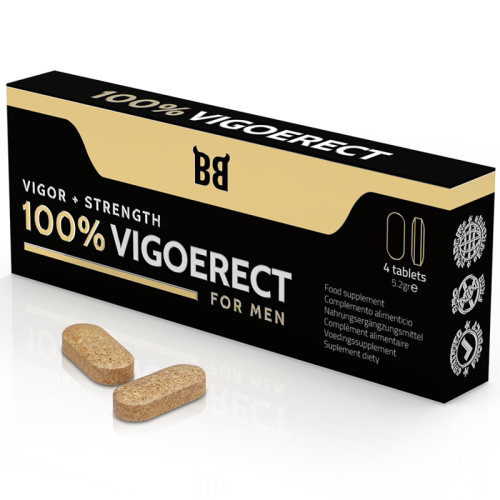 BLACKBULL BY SPARTAN™ - 100% VIGOERECT VIGOR + STRENGTH FOR MEN 4 TABLETS