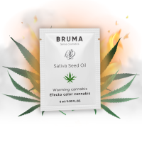 BRUMA™ - SATIVA SEED OIL SLIDING GEL WARMING CANNABIS FLAVOR 6 ML