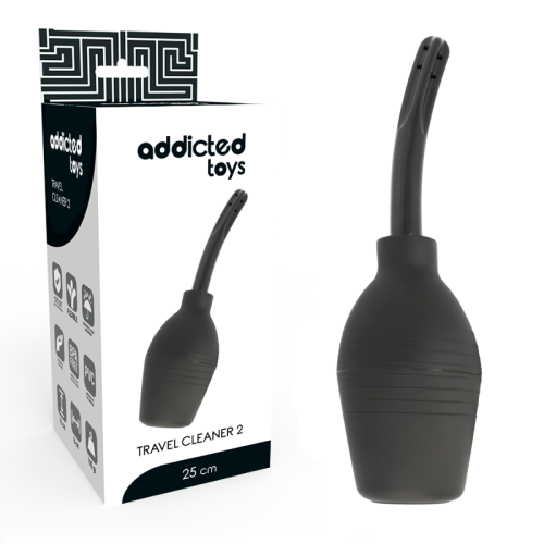 Анален душ ADICCTED TOYS - SQUEEZE CLEAN BLACK