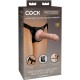 Дилдо KING COCK ELITE - ADJUSTABLE HARNESS WITH DILDO 15.2 CM FOR BEGINNERS