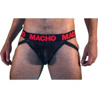 MACHO - MX26X2 JOCK BLACK/RED M