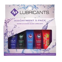 Лубрикант ID JUICY LUBE - ASSORTED 5X LUBRICANT TUBE PACK 12 ML