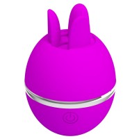 Вибратор PRETTY LOVE - GEMINI BALL PURPLE ROUND SILICONE VIBRATOR