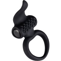 Вибратор ADRIEN LASTIC - LINGUS BLACK VIBRATOR RING