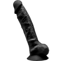 SILEXD - MODEL 1 REALISTIC PENIS PREMIUM SILEXPAN SILICONE BLACK 23 CM SILEXD - MODEL 1 REALISTIC PENIS PREMIUM SILEXPAN SILICONE BLACK 23 CM
