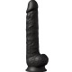 SILEXD - MODEL 1 REALISTIC PENIS PREMIUM SILEXPAN SILICONE BLACK 38 CM