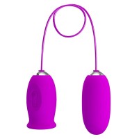 Вибратор PRETTY LOVE - DAISY DUAL EGG RECHARGEABLE VIBRATOR PURPLE