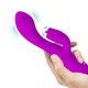 Вибратор PRETTY LOVE - GLORIA RECHARGEABLE RABBIT VIBRATOR-WATERPROOF PURPLE