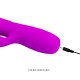 Вибратор PRETTY LOVE - MELANIE PURPLE RECHARGEABLE RABBIT VIBRATOR