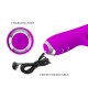 Вибратор PRETTY LOVE - RACHEL RECHARGEABLE VIBRATOR WITH PURPLE SUCKER