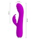 Вибратор PRETTY LOVE - RACHEL RECHARGEABLE VIBRATOR WITH PURPLE SUCKER