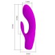 Вибратор PRETTY LOVE - TIM PURPLE RECHARGEABLE VIBRATOR