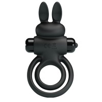 Вибратор PRETTY LOVE - VIBRATOR III RABBIT RING FOR BLAC