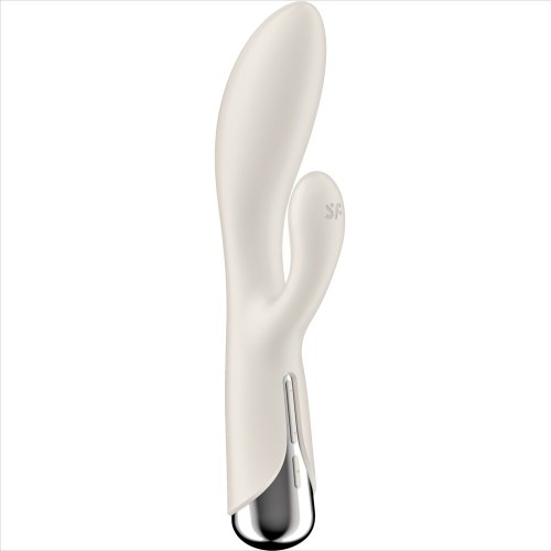 Стимулатор SATISFYER - SPINNING RABBIT 1 CLITORIS AND G-SPOT STIMULATION BEIGE