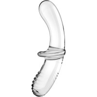 Дилдо SATISFYER - DOUBLE CRYSTAL DILDO TRANSPARENT