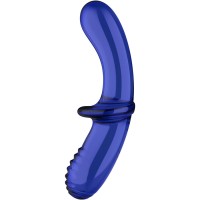 Дилдо SATISFYER - DOUBLE CRYSTAL DILDO BLUE