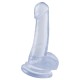 Дилдо BASIX RUBBER WORKS SUCTION CUP 18 CM DONG CLEAR | цена 75.27 лв.