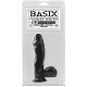Дилдо BASIX RUBBER WORKS SUCTION CUP 16 CM DONG BLACK | цена 62.27 лв.