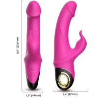 Вибратор ARMONY - METEROR DILDO VIBRATOR RABBIT ROTATOR 