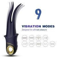 Вибратор ARMONY - SHADOW VIBRATOR DOUBLE-HEAD TEASING BL