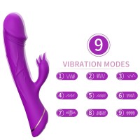 Вибратор ARMONY - DILDO VIBRATOR RABBIT SILICONE PURPLE