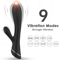 Вибратор ARMONY - VIBRATOR RABBIT SILICONE BLACK