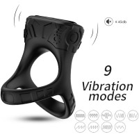 Вибратор ARMONY - RING VIBRATOR & MULTIPOSITION BLACK