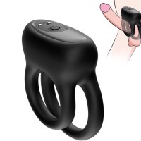 Вибратор ARMONY - DOUBLE RING VIBRATOR BLACK