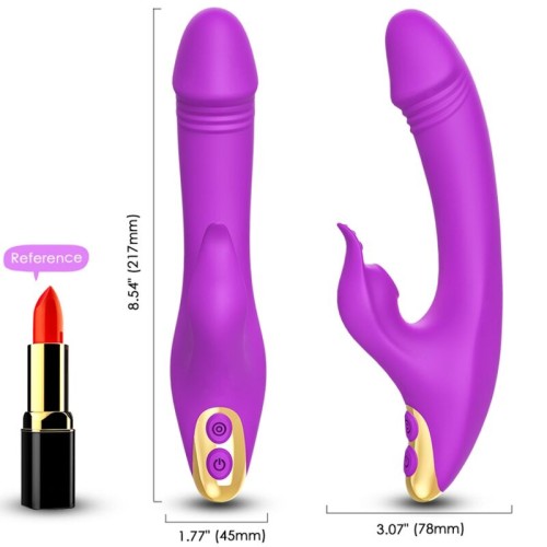 Стимулатор ARMONY - AMANT LICKING VIBRATING CLIT & G-SPOT PURPLE