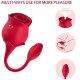 Вибратор ARMONY - ROSE LICKING VIBRATING DE CLIT & VIBRATOR 10 MODES RED