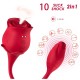 Вибратор ARMONY - ROSE LICKING VIBRATING DE CLIT & VIBRATOR 10 MODES RED