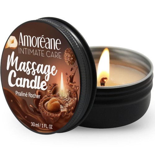 AMOREANE - MASSAGE CANDLE ROCHER PRALINE 30 ML | AMOREANE AMOREANE - MASSAGE CANDLE ROCHER PRALINE 30 ML