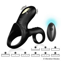 Вибратор ARMONY - RANGER DOUBLE VIBRATOR RING FOR COUPLES BLACK