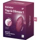 Вибратор SATISFYER - TAP & CLIMAX 1 LAY-ON VIBRATOR RED