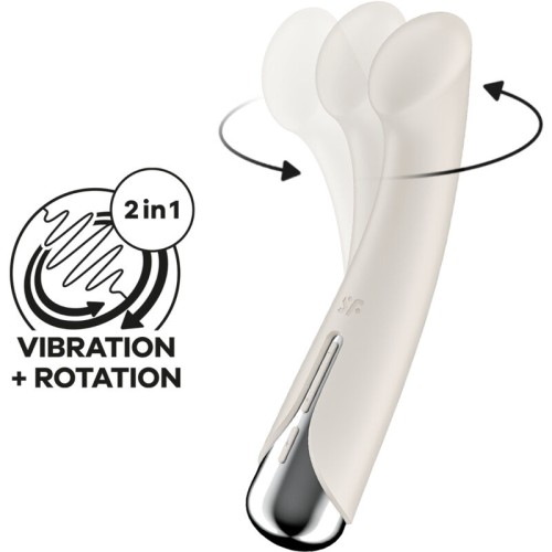 Вибратор SATISFYER - SPINNING G-SPORT 1 ROTATOR VIBRATOR BEIGE