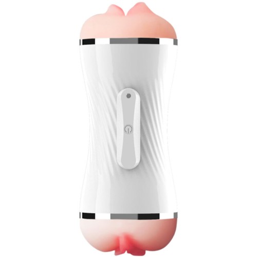 Мастурбатор ARMONY - DOUBLE VAGINA & MOUTH VIBRATOR MASTURBATOR WHITE